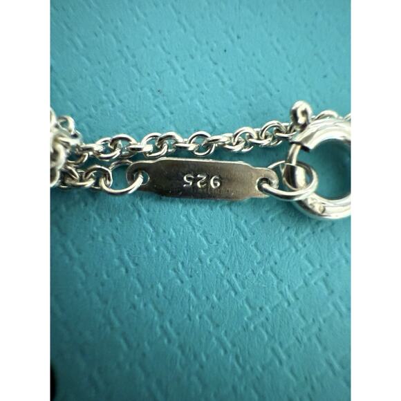 Tiffany Co Silver & 18k Gold Filigree Heart Lock Pendant Necklace W Key 24” 17g - Picture 12 of 16